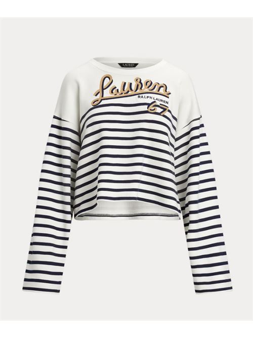 SHORT CUT SWEATSHIRT LAUREN RALPH LAUREN | 200957674001100 WHITE